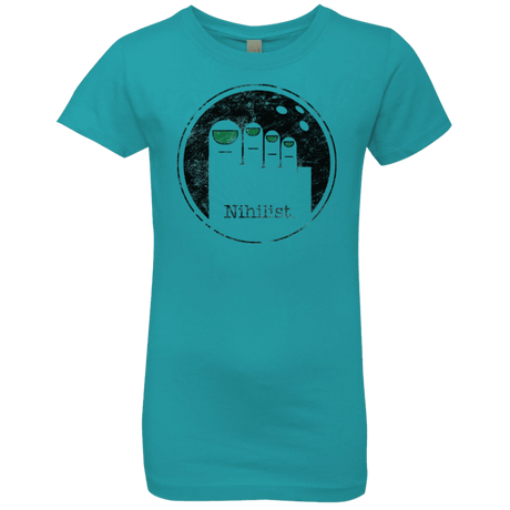 T-Shirts Tahiti Blue / YXS Minimalist Nihilist Girls Premium T-Shirt