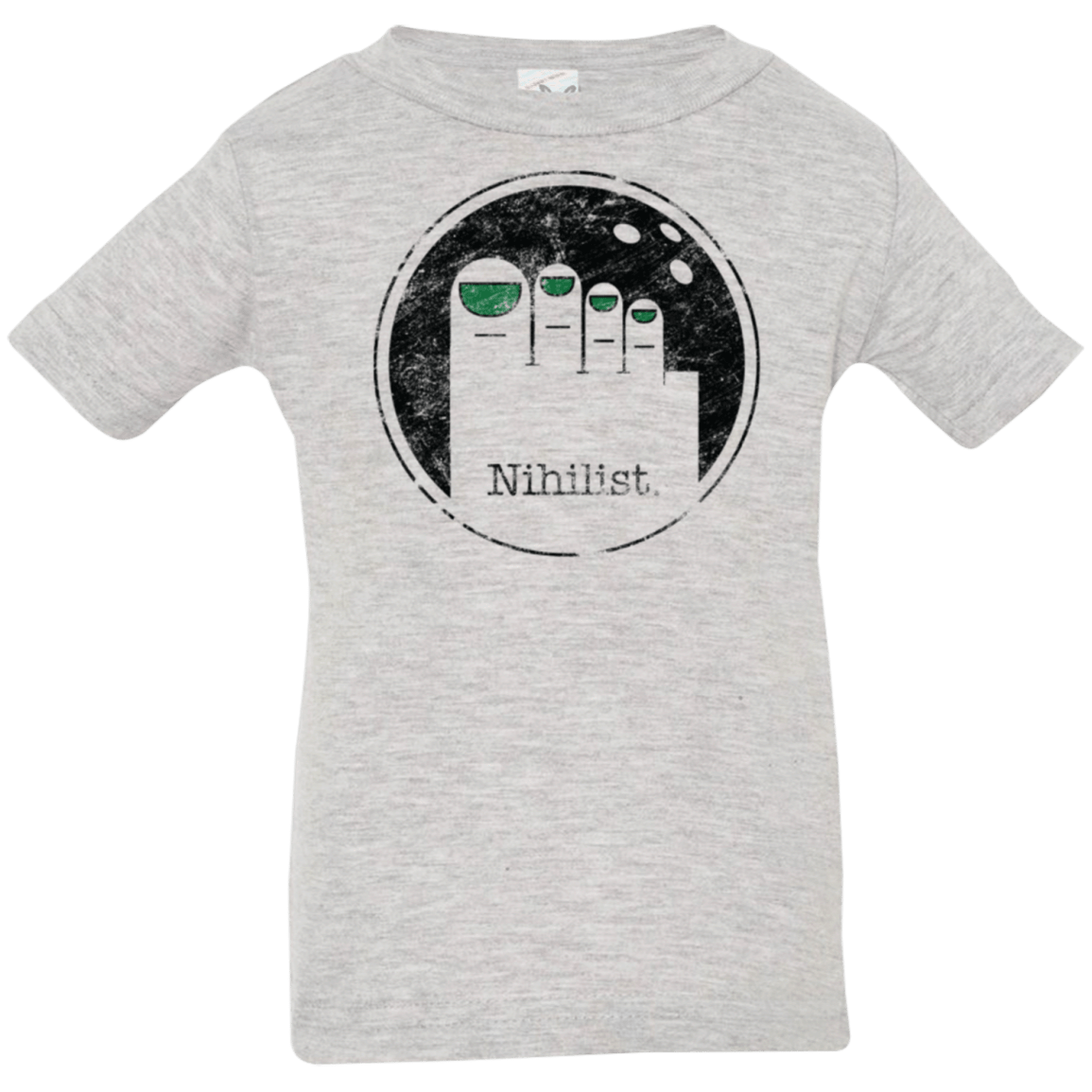 T-Shirts Heather / 6 Months Minimalist Nihilist Infant Premium T-Shirt