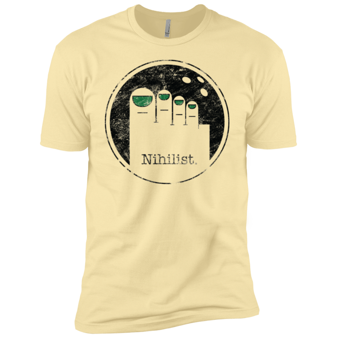 T-Shirts Banana Cream / X-Small Minimalist Nihilist Men's Premium T-Shirt