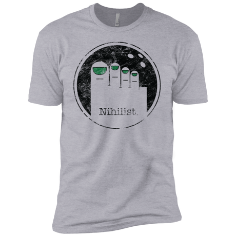 T-Shirts Heather Grey / X-Small Minimalist Nihilist Men's Premium T-Shirt