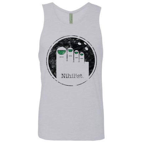 T-Shirts Heather Grey / Small Minimalist Nihilist Men's Premium Tank Top