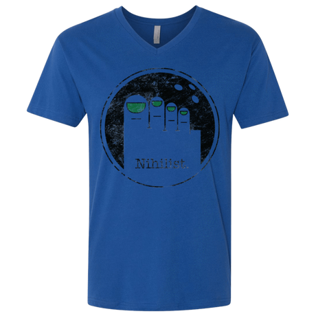 T-Shirts Royal / X-Small Minimalist Nihilist Men's Premium V-Neck