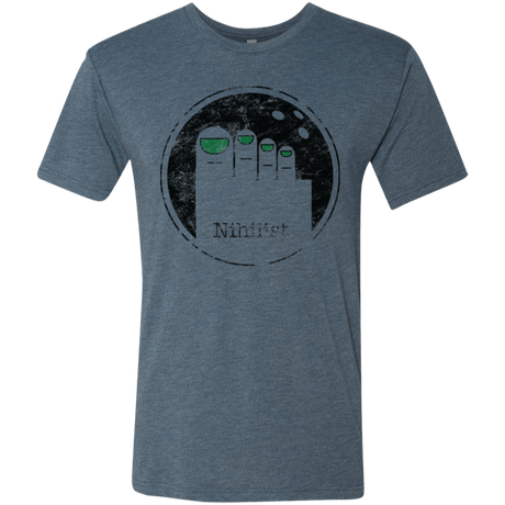 T-Shirts Indigo / Small Minimalist Nihilist Men's Triblend T-Shirt
