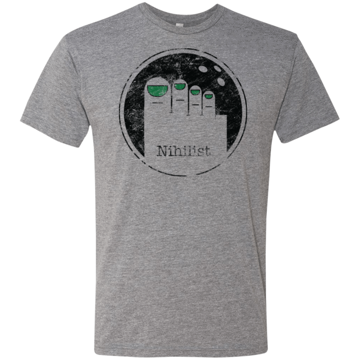 T-Shirts Premium Heather / Small Minimalist Nihilist Men's Triblend T-Shirt