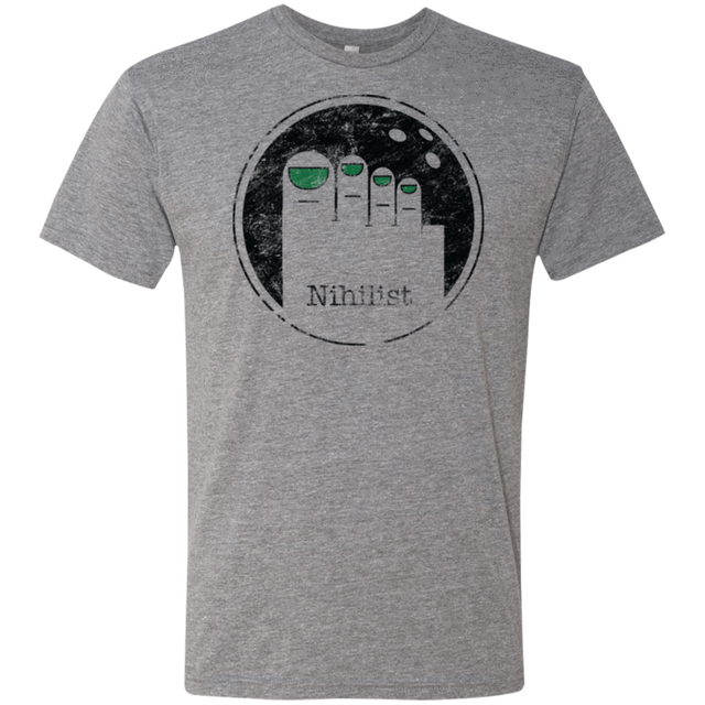 T-Shirts Premium Heather / Small Minimalist Nihilist Men's Triblend T-Shirt