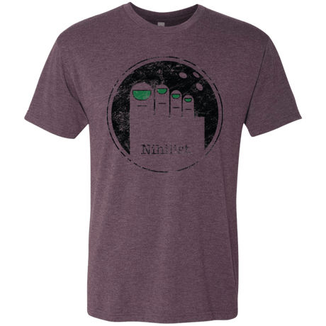 T-Shirts Vintage Purple / Small Minimalist Nihilist Men's Triblend T-Shirt