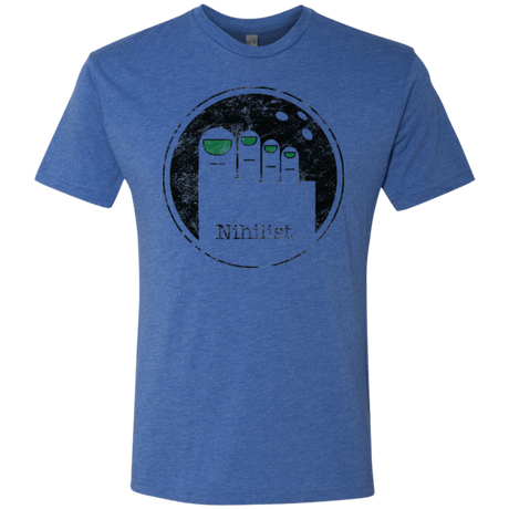 T-Shirts Vintage Royal / Small Minimalist Nihilist Men's Triblend T-Shirt