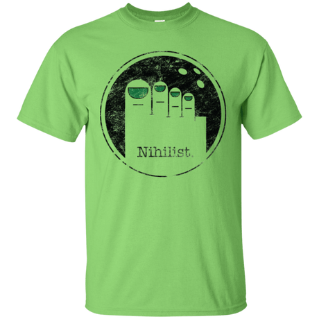 T-Shirts Lime / Small Minimalist Nihilist T-Shirt