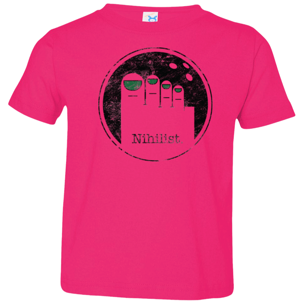 T-Shirts Hot Pink / 2T Minimalist Nihilist Toddler Premium T-Shirt
