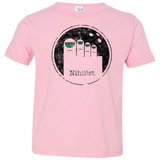 T-Shirts Pink / 2T Minimalist Nihilist Toddler Premium T-Shirt