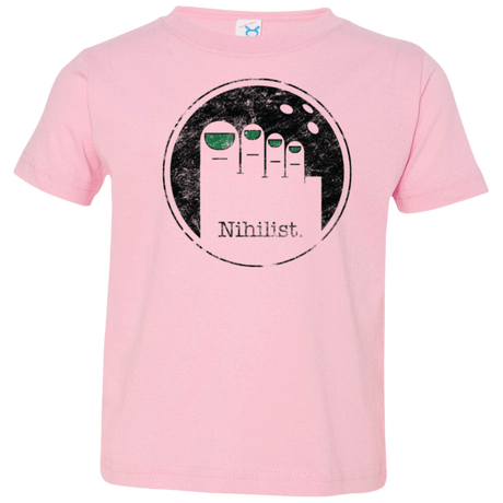 T-Shirts Pink / 2T Minimalist Nihilist Toddler Premium T-Shirt
