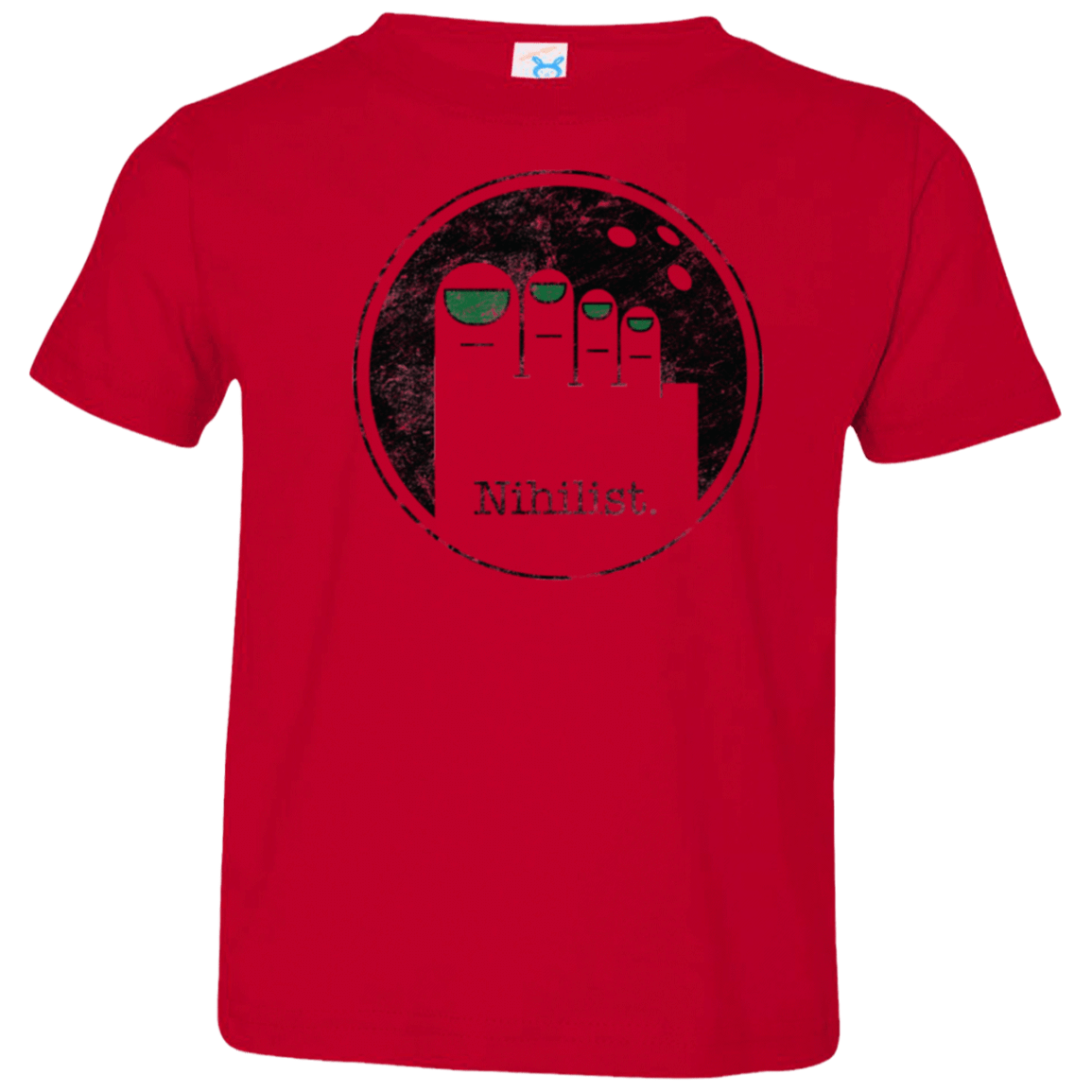 T-Shirts Red / 2T Minimalist Nihilist Toddler Premium T-Shirt
