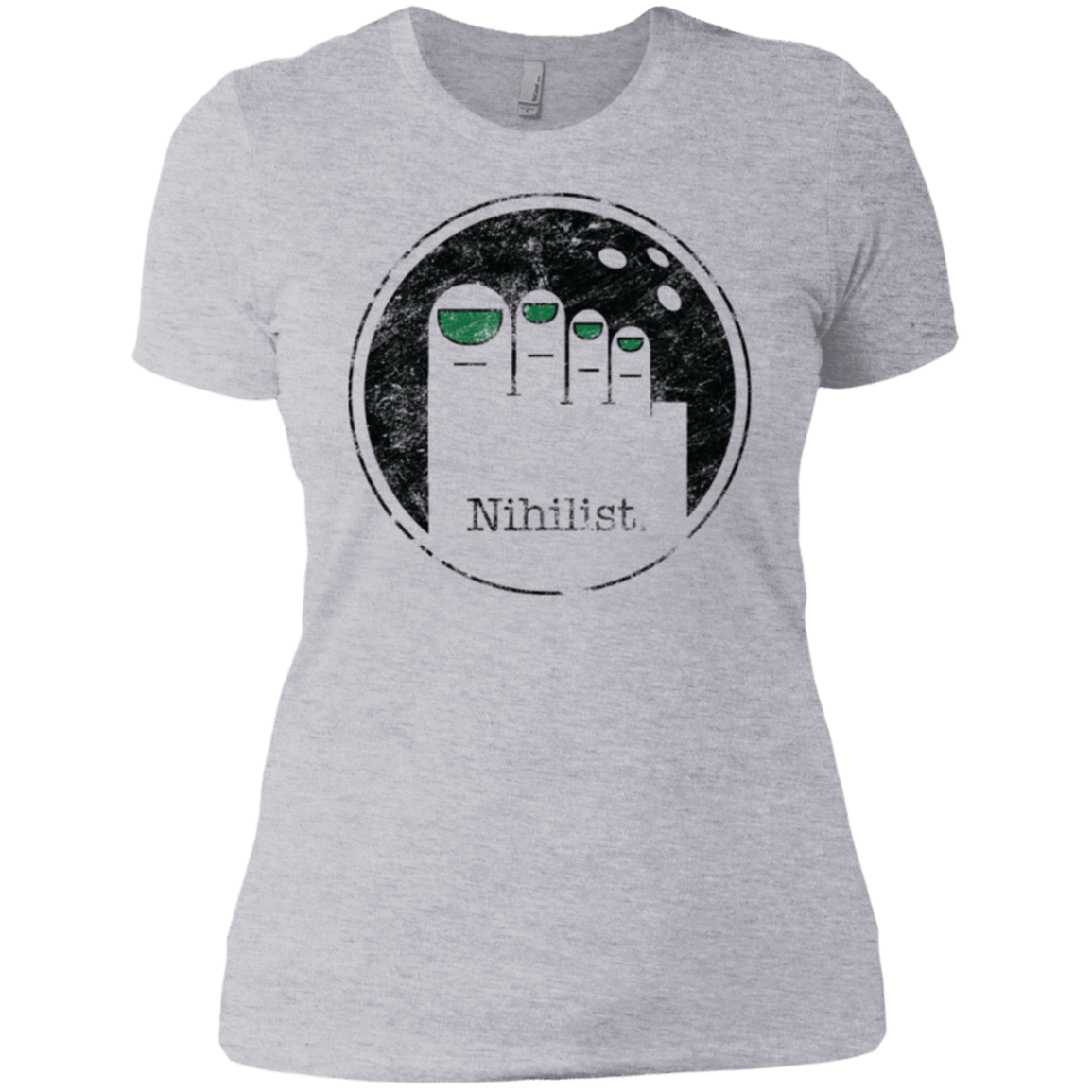 T-Shirts Heather Grey / X-Small Minimalist Nihilist Women's Premium T-Shirt