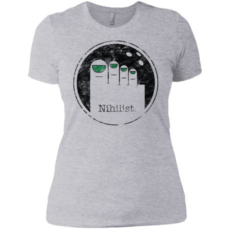 T-Shirts Heather Grey / X-Small Minimalist Nihilist Women's Premium T-Shirt