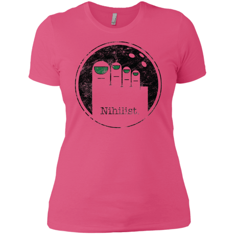 T-Shirts Hot Pink / X-Small Minimalist Nihilist Women's Premium T-Shirt