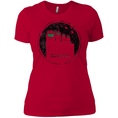 T-Shirts Red / X-Small Minimalist Nihilist Women's Premium T-Shirt