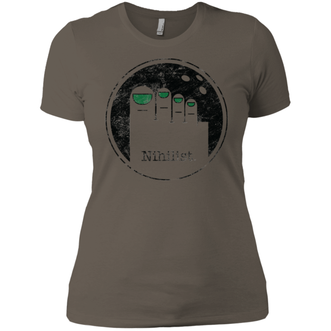 T-Shirts Warm Grey / X-Small Minimalist Nihilist Women's Premium T-Shirt