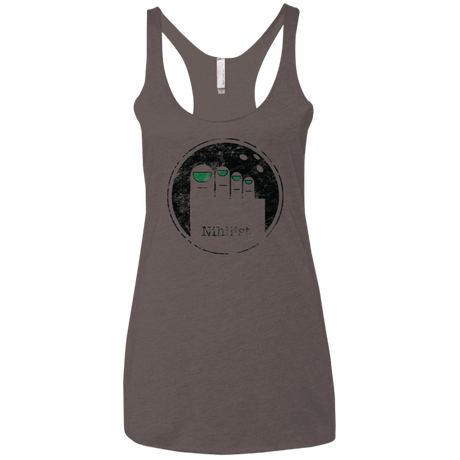T-Shirts Macchiato / X-Small Minimalist Nihilist Women's Triblend Racerback Tank