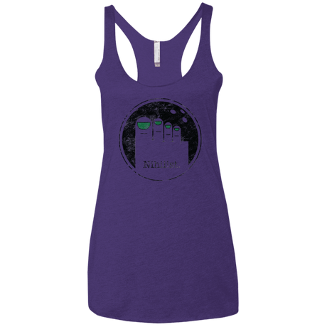T-Shirts Purple / X-Small Minimalist Nihilist Women's Triblend Racerback Tank