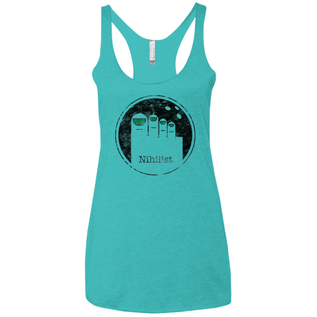T-Shirts Tahiti Blue / X-Small Minimalist Nihilist Women's Triblend Racerback Tank