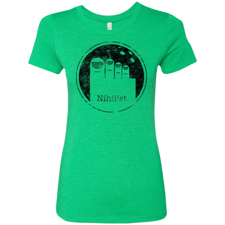 T-Shirts Envy / Small Minimalist Nihilist Women's Triblend T-Shirt