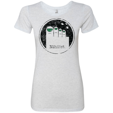 T-Shirts Heather White / Small Minimalist Nihilist Women's Triblend T-Shirt