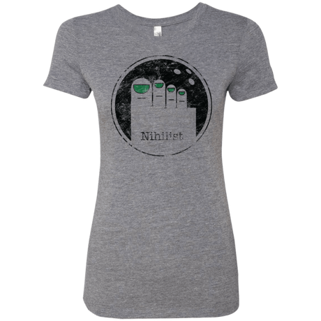 T-Shirts Premium Heather / Small Minimalist Nihilist Women's Triblend T-Shirt