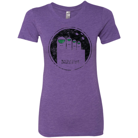 T-Shirts Purple Rush / Small Minimalist Nihilist Women's Triblend T-Shirt