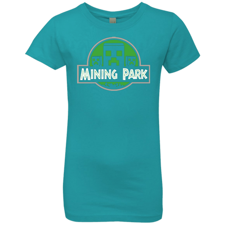 T-Shirts Tahiti Blue / YXS Mining Park Girls Premium T-Shirt