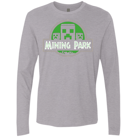 T-Shirts Heather Grey / Small Mining Park Men's Premium Long Sleeve