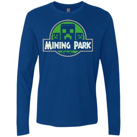 T-Shirts Royal / Small Mining Park Men's Premium Long Sleeve