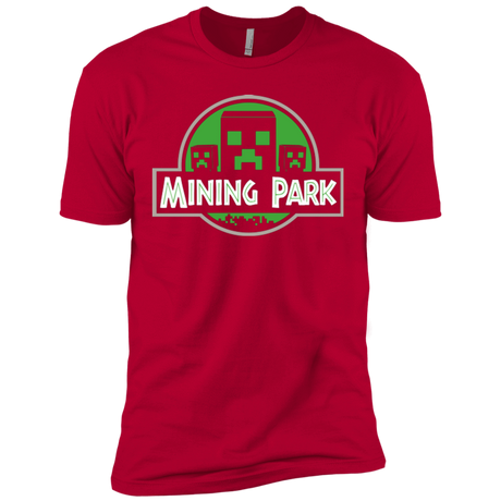 T-Shirts Red / X-Small Mining Park Men's Premium T-Shirt