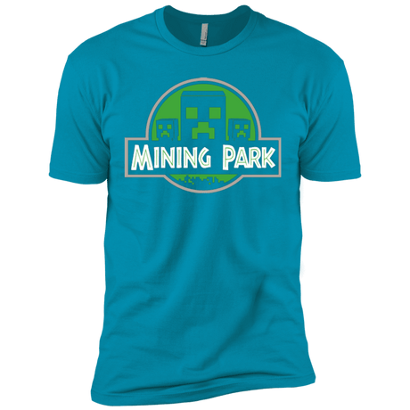 T-Shirts Turquoise / X-Small Mining Park Men's Premium T-Shirt