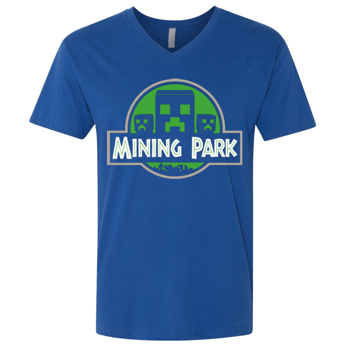 T-Shirts Royal / X-Small Mining Park Men's Premium V-Neck