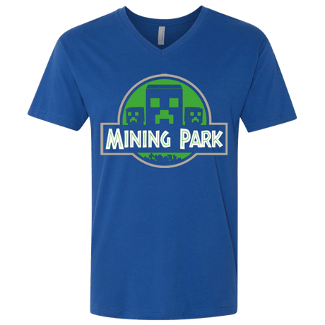 T-Shirts Royal / X-Small Mining Park Men's Premium V-Neck