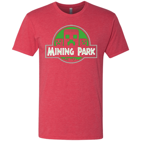 T-Shirts Vintage Red / Small Mining Park Men's Triblend T-Shirt