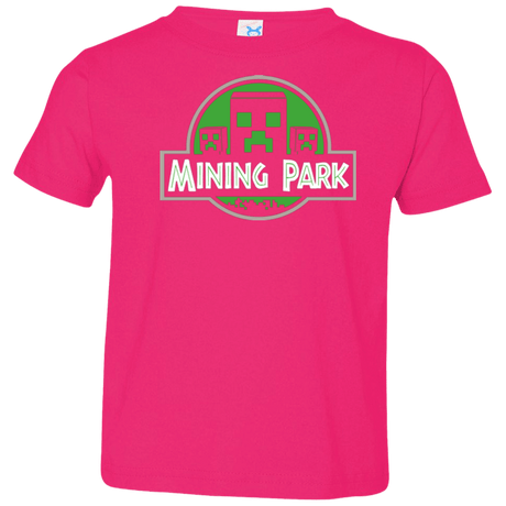 T-Shirts Hot Pink / 2T Mining Park Toddler Premium T-Shirt