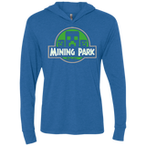 T-Shirts Vintage Royal / X-Small Mining Park Triblend Long Sleeve Hoodie Tee