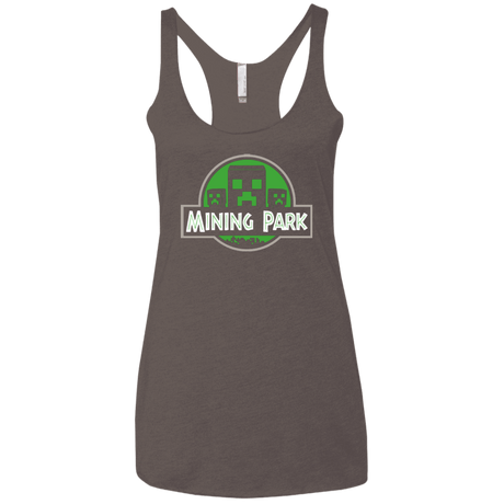T-Shirts Macchiato / X-Small Mining Park Women's Triblend Racerback Tank