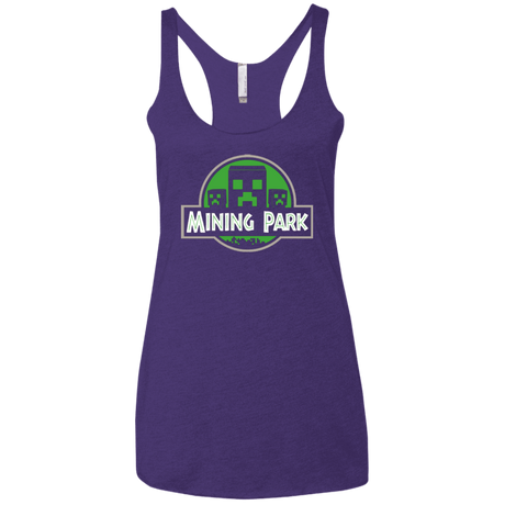 T-Shirts Purple / X-Small Mining Park Women's Triblend Racerback Tank
