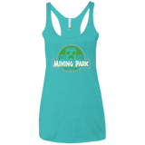 T-Shirts Tahiti Blue / X-Small Mining Park Women's Triblend Racerback Tank