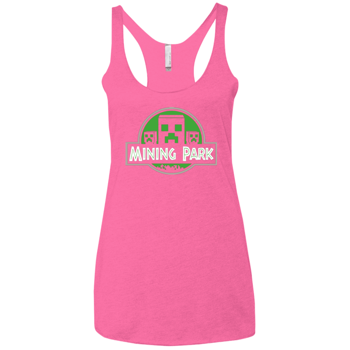 T-Shirts Vintage Pink / X-Small Mining Park Women's Triblend Racerback Tank