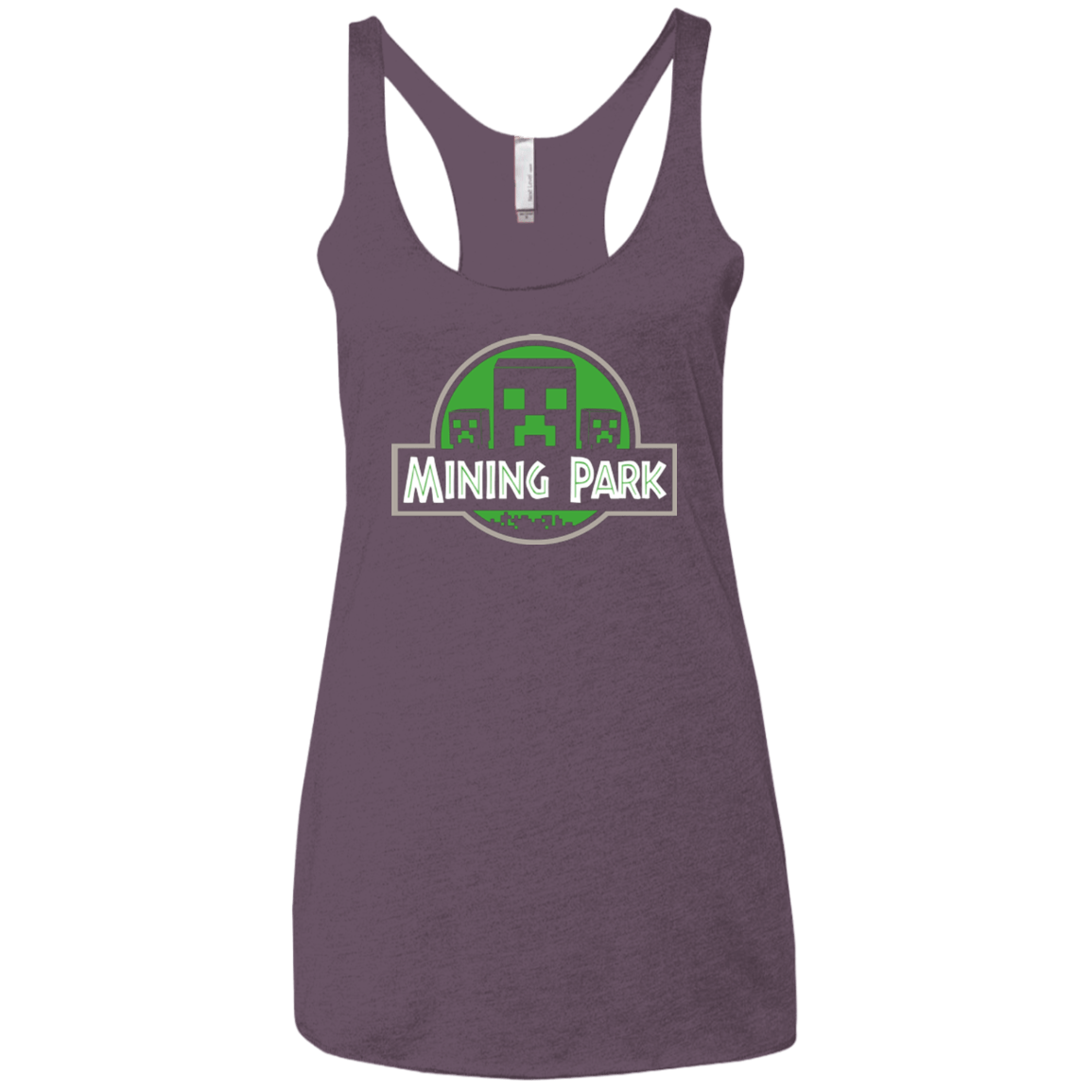 T-Shirts Vintage Purple / X-Small Mining Park Women's Triblend Racerback Tank