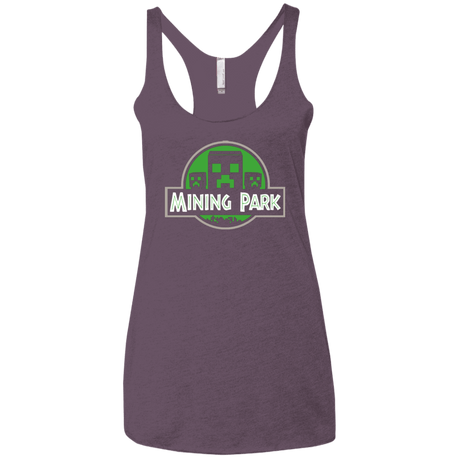 T-Shirts Vintage Purple / X-Small Mining Park Women's Triblend Racerback Tank