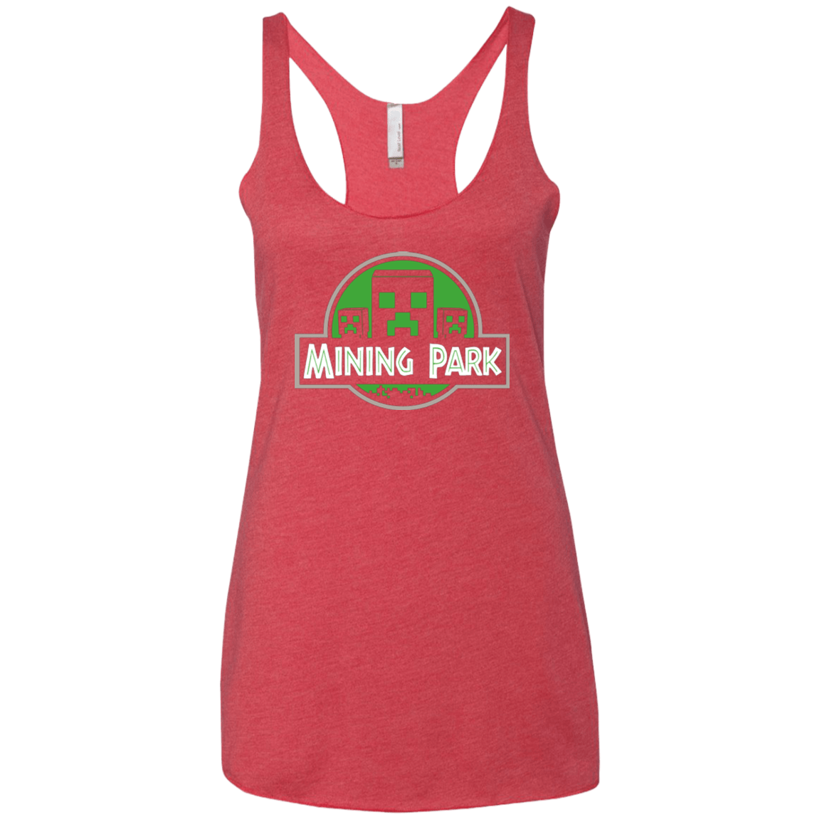 T-Shirts Vintage Red / X-Small Mining Park Women's Triblend Racerback Tank