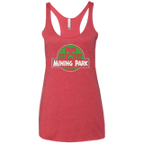 T-Shirts Vintage Red / X-Small Mining Park Women's Triblend Racerback Tank