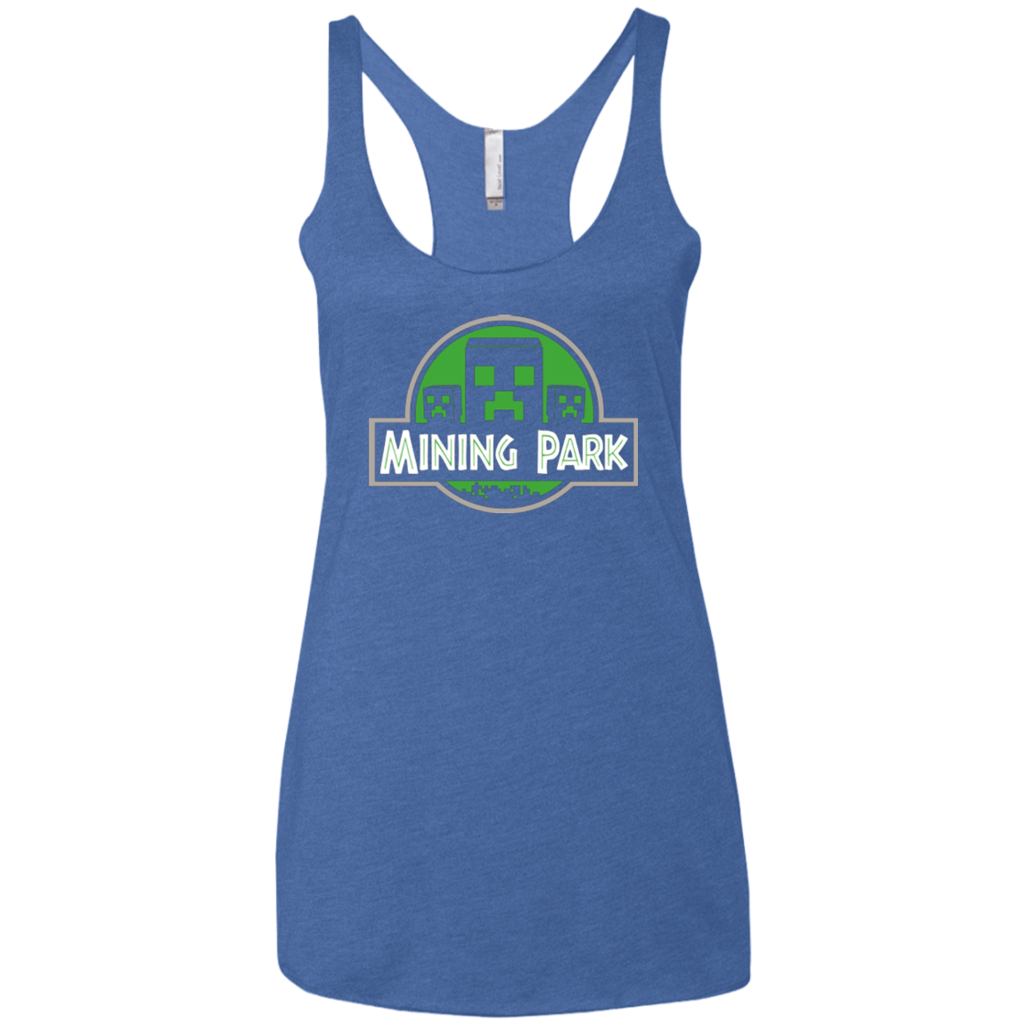 T-Shirts Vintage Royal / X-Small Mining Park Women's Triblend Racerback Tank