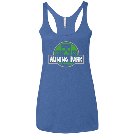 T-Shirts Vintage Royal / X-Small Mining Park Women's Triblend Racerback Tank