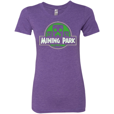 T-Shirts Purple Rush / Small Mining Park Women's Triblend T-Shirt