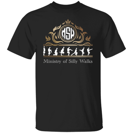 T-Shirts Black / S Ministry Silly Walks Emblem T-Shirt